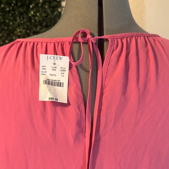 J. Crew Vibrant Pink Blouse - Picture 6 of 6